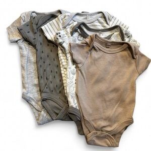 5 Pack Jungle Themed Onesies